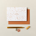 Earthy Terrazzo Birthday Card