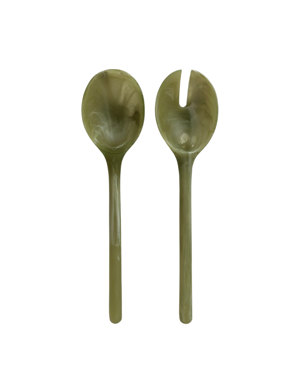 Resin Olive Salad Servers Set