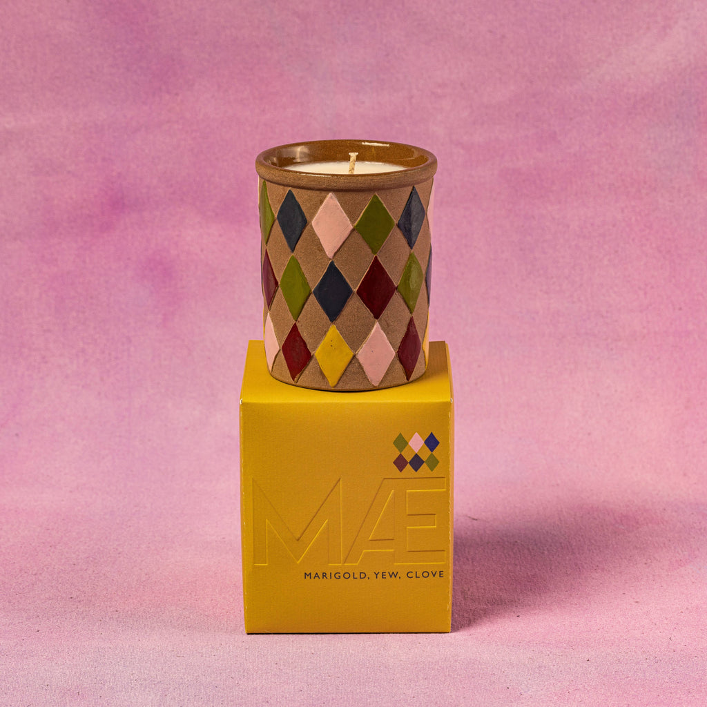 Diamond Marigold Terracotta Good Candle