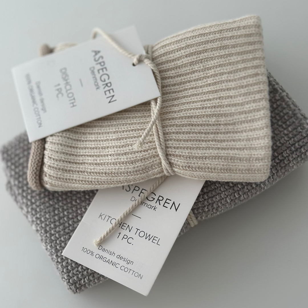 Knitted Dishcloth – Soft Cloud