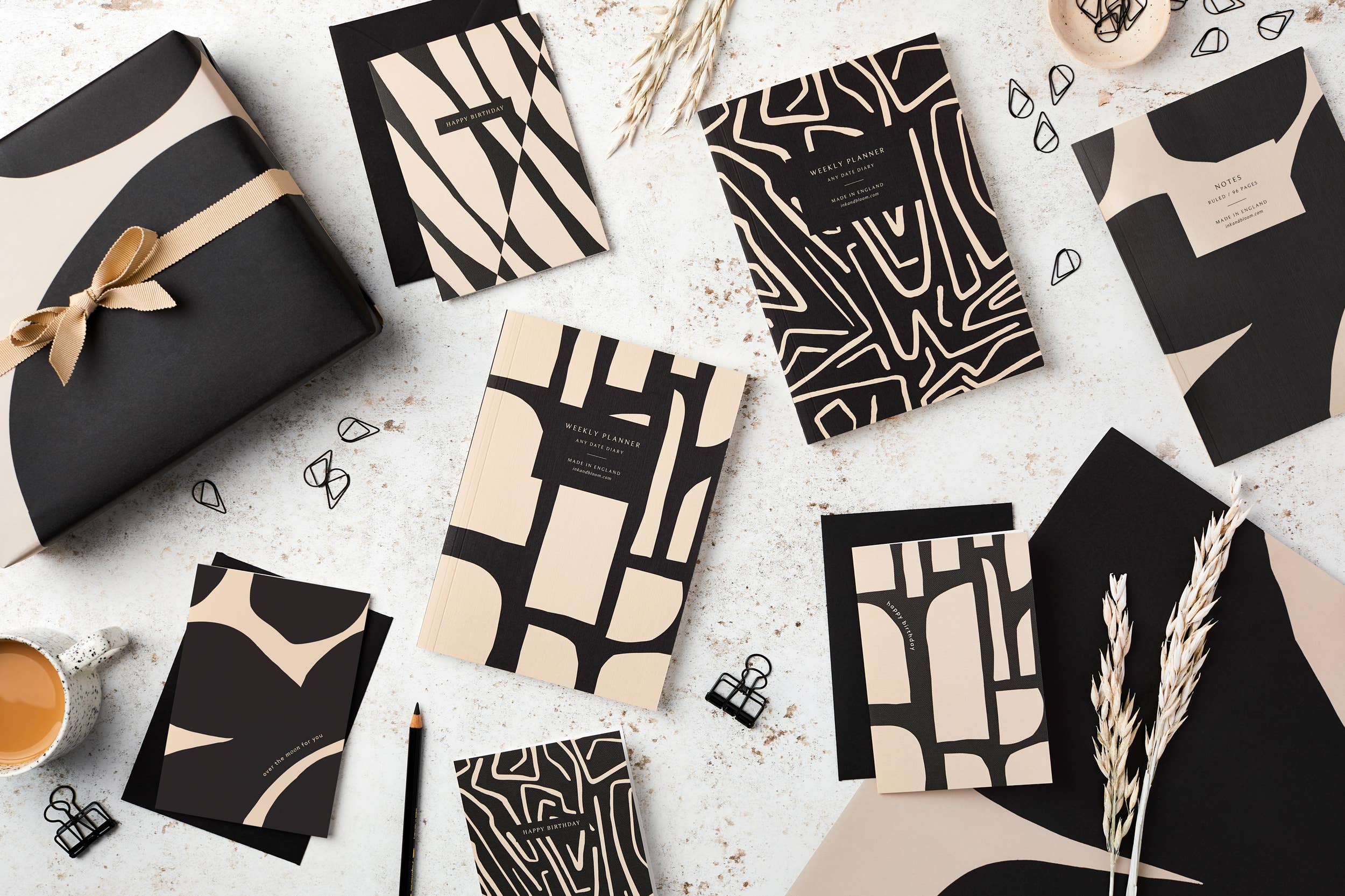 Modern Shapes Birthday Card