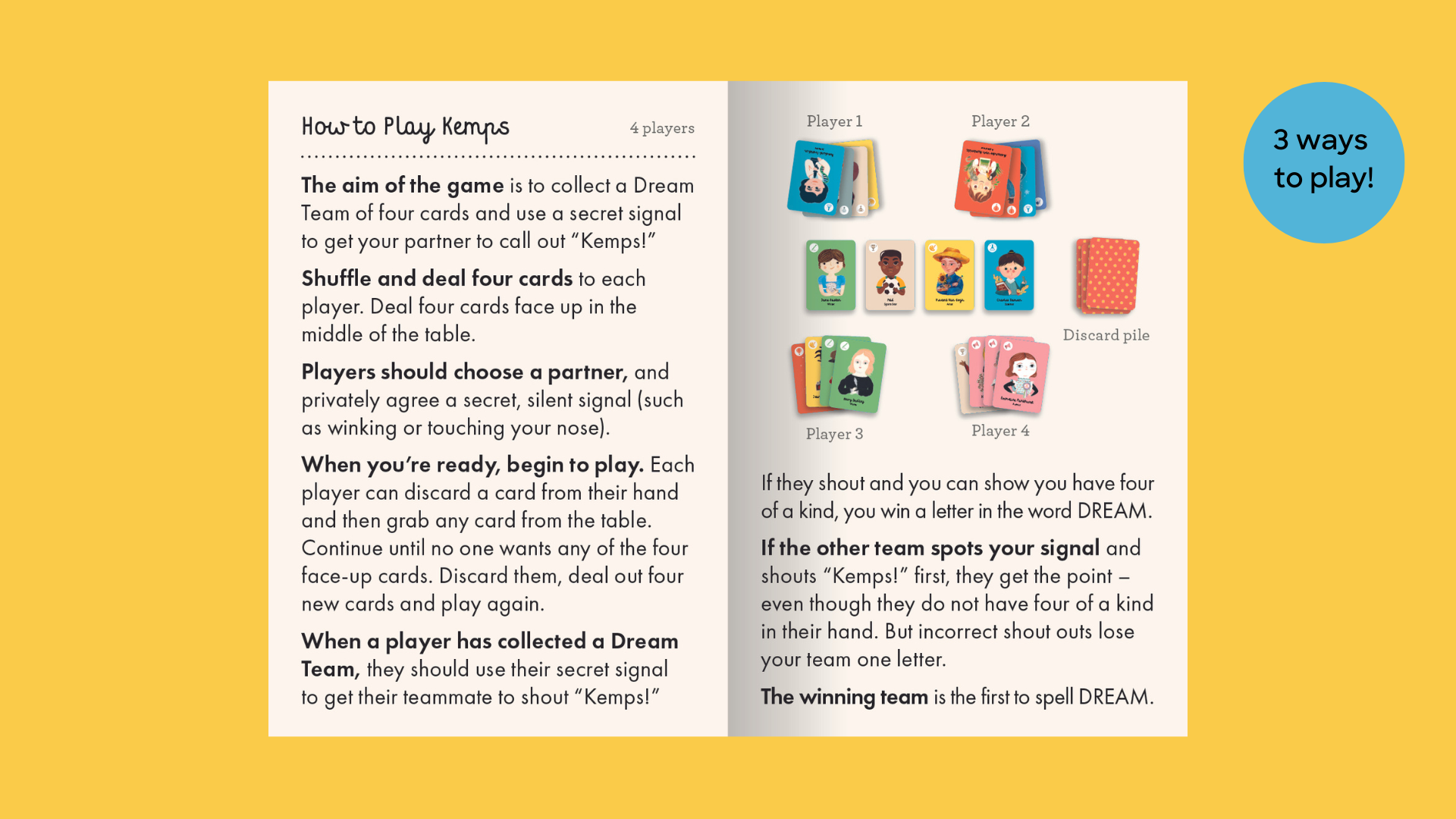 Little People, BIG DREAMS Card Game: Dream Team