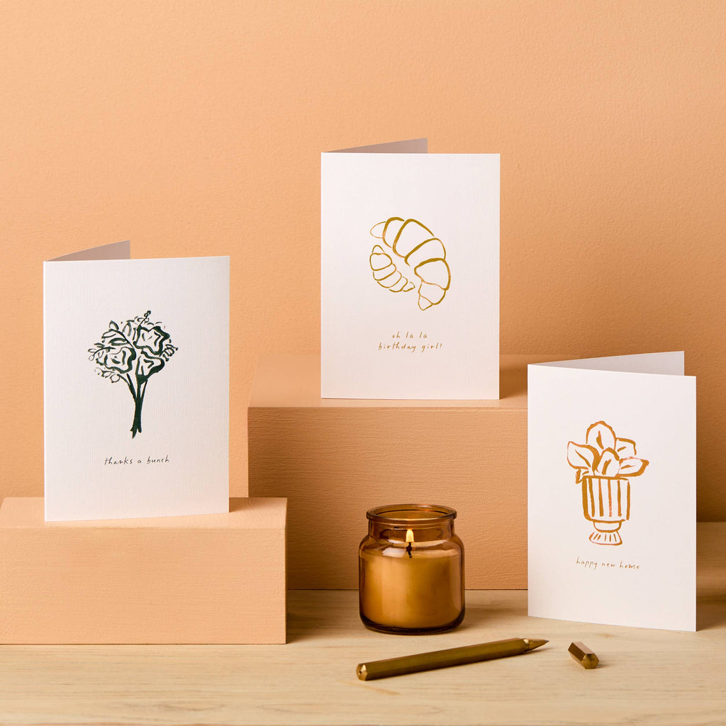 Croissant Birthday Card