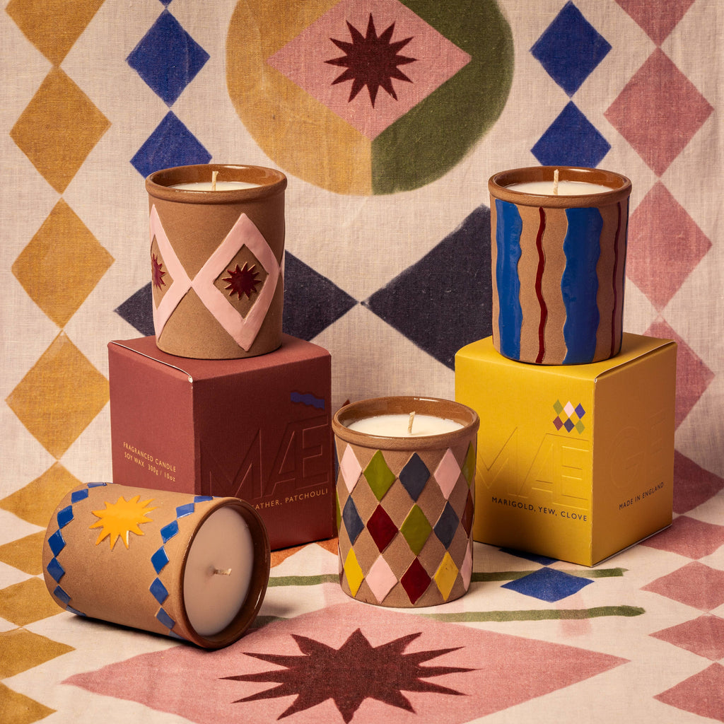 Diamond Marigold Terracotta Good Candle