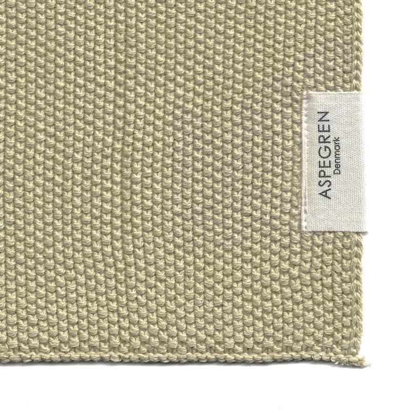 Knitted Dishcloths - Soft Green Mix - Set of 2