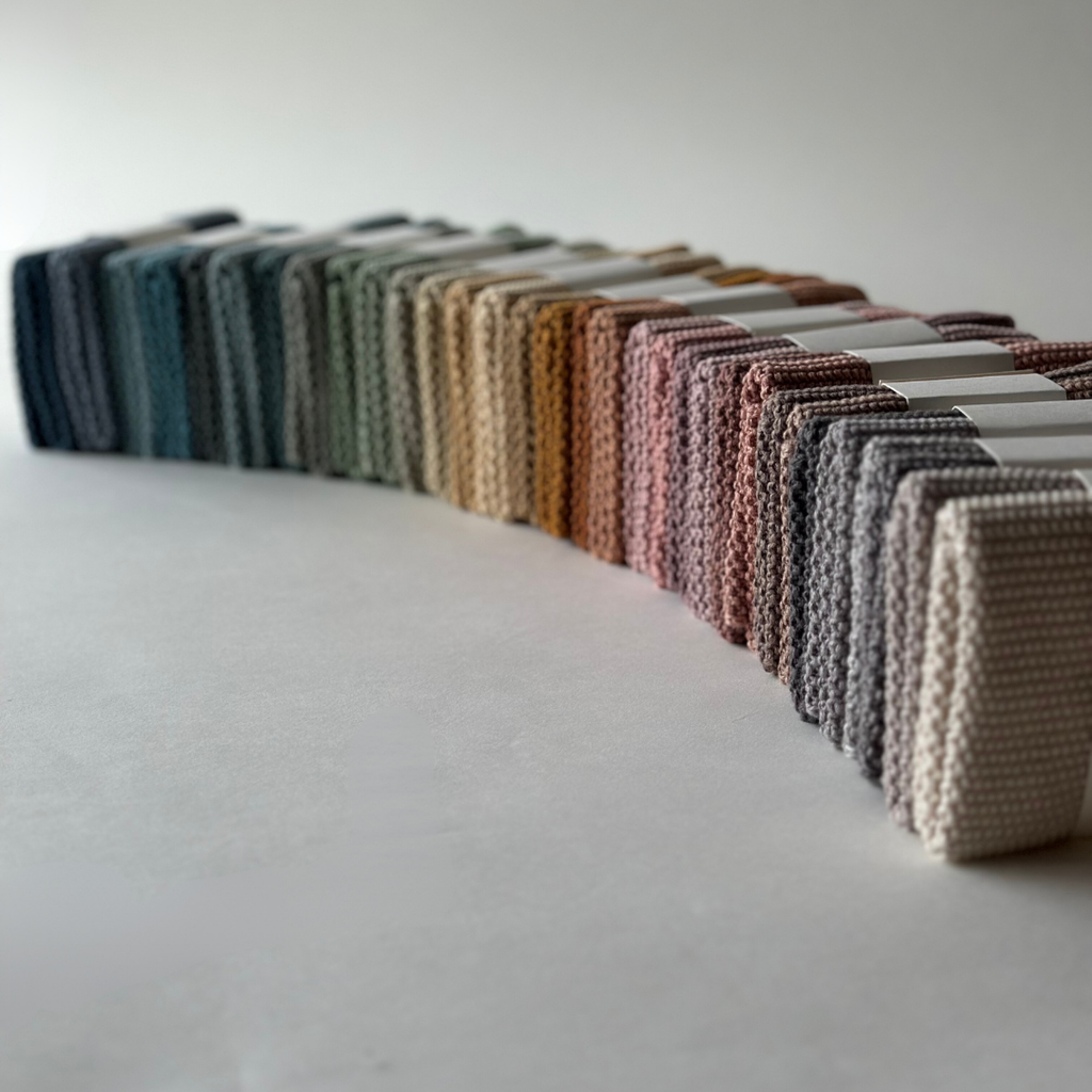 Knitted Dishcloths - Neutral Beige Mix - Set of 2