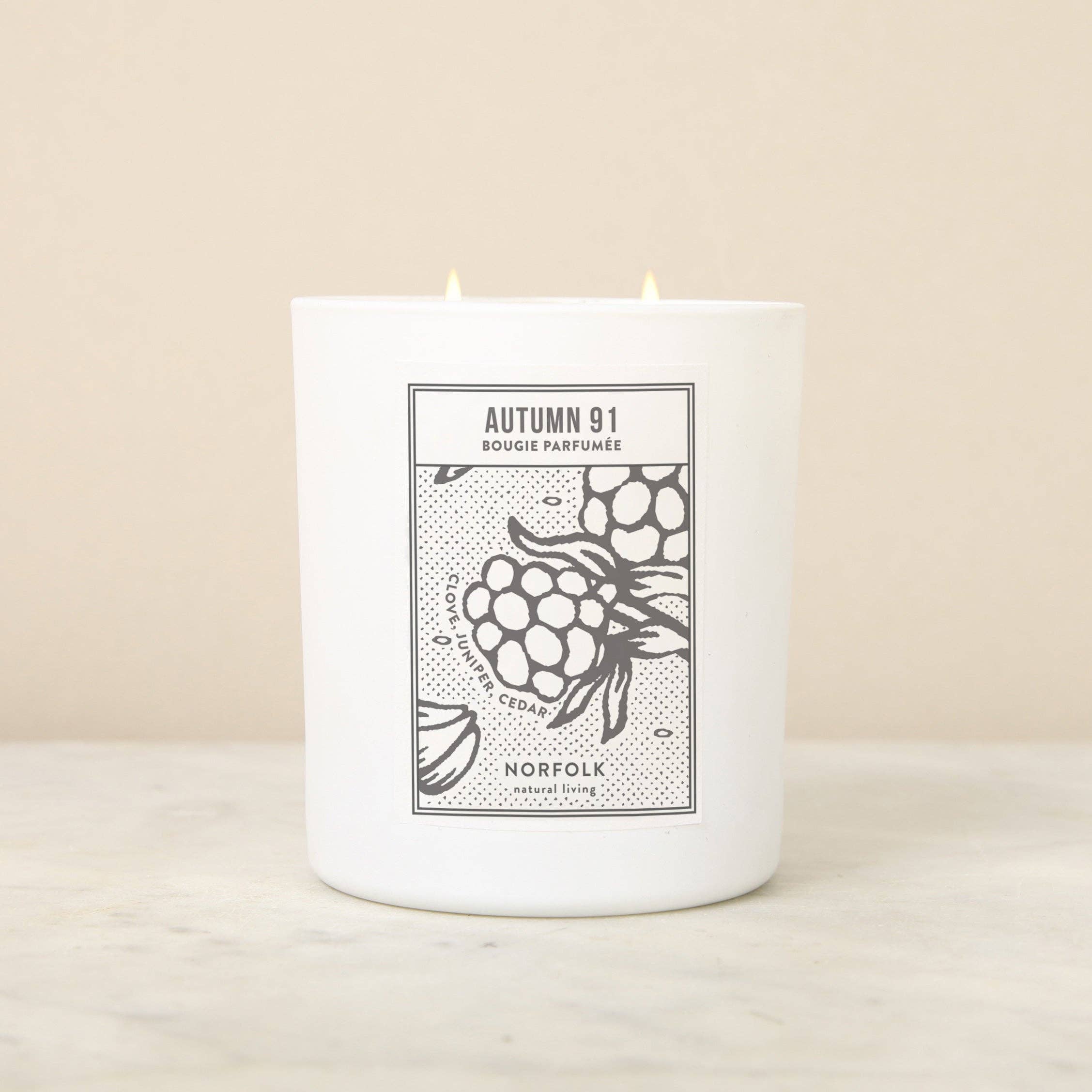 Autumn 91 Candle - Norfolk Natural Living