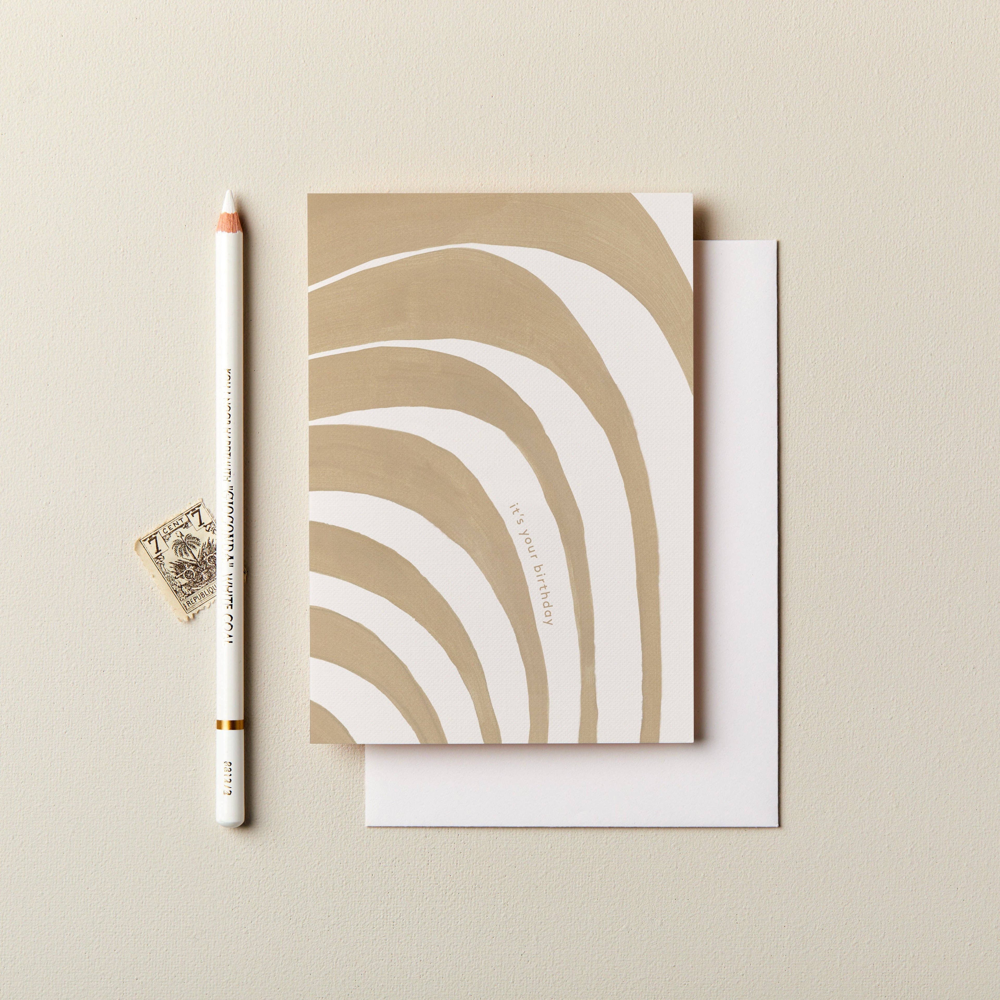 Abstract Birthday Card